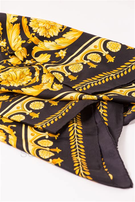 fake versace head scarf|gianni versace silk scarf.